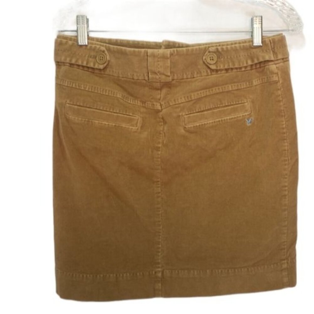 Women's AEO Light Brown Corduroy Mini Skirt 2